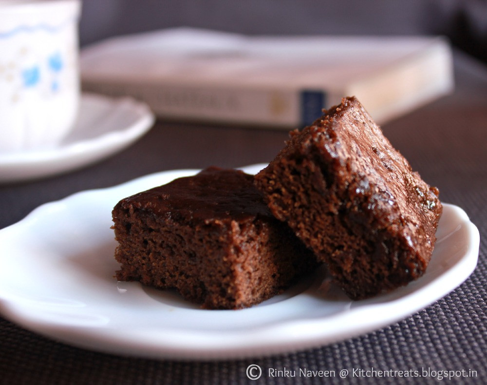 Low Fat Brownies
 Rinku s Kitchen Treats Low Fat Brownies