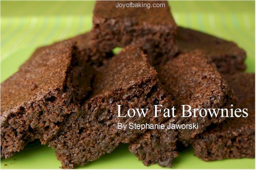 Low Fat Brownies
 Low Fat Brownies Recipe Joyofbaking Tested Recipe
