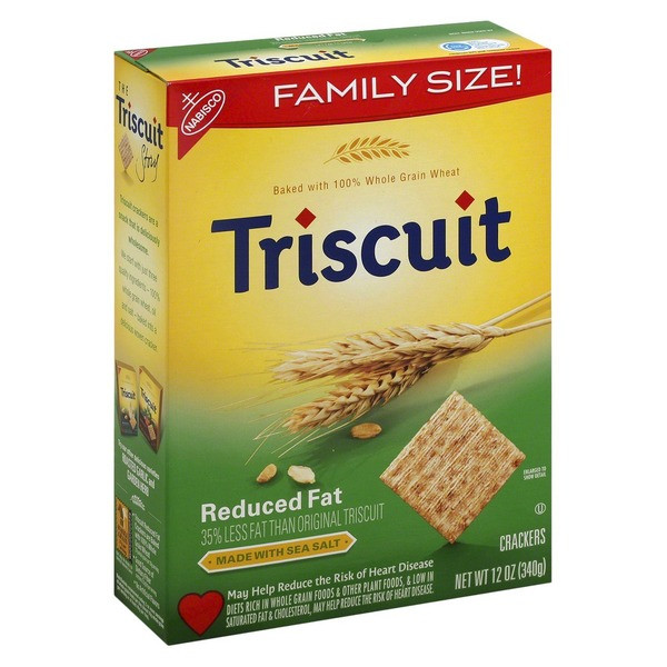 Low Fat Crackers
 Triscuit Reduced Fat Crackers