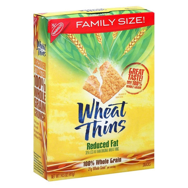 Low Fat Crackers
 Wheat Thins Reduced Fat Crackers from Sunset Foods Instacart