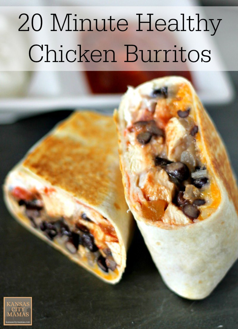 Low Fat Healthy Recipes
 20 Minute Low Fat Healthy Chicken Burrito Recipe