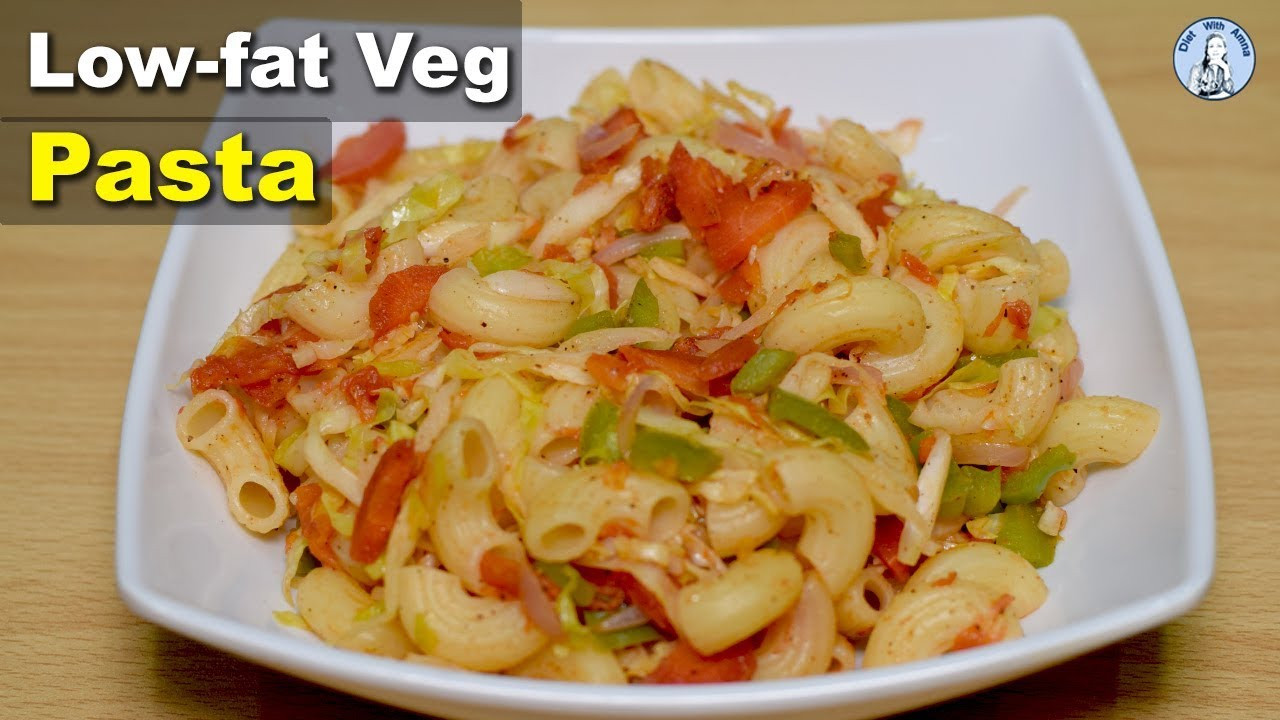 Low Fat Pasta Recipes
 Healthy Low fat Ve able Pasta Recipe