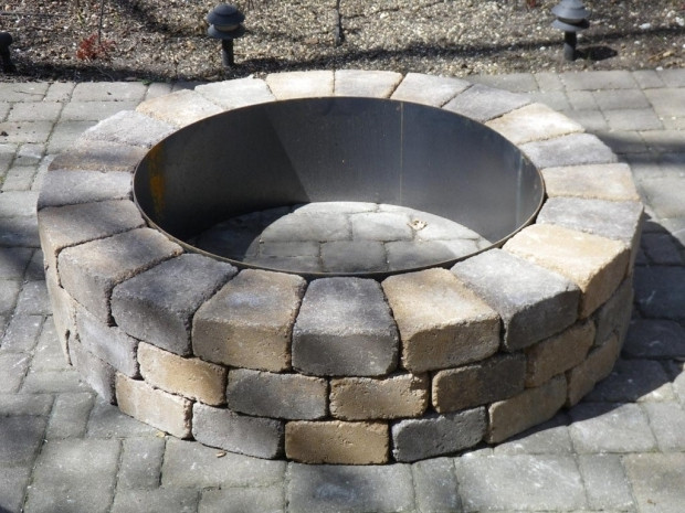 Lowes Stone Fire Pit Kit
 Metal Fire Pit Ring Fire Pit Ideas
