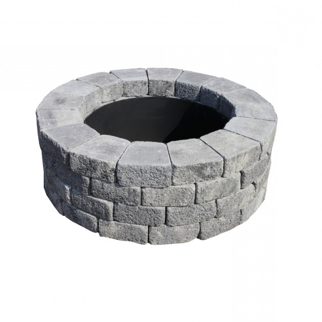 Lowes Stone Fire Pit Kit
 Delightful Diy Stone Fire Pits Shine Your Light Fire Pit
