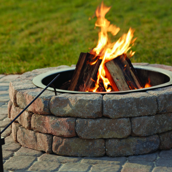 Lowes Stone Fire Pit Kit
 Fireplaces & Wood Stoves