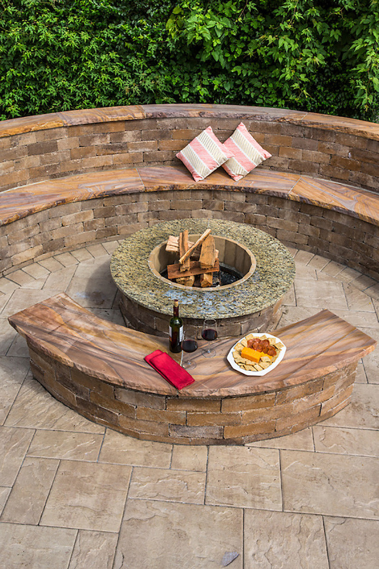 Lowes Stone Fire Pit Kit
 Tips Cozy Up To A Warm Fire With Fire Pit Ring Lowes
