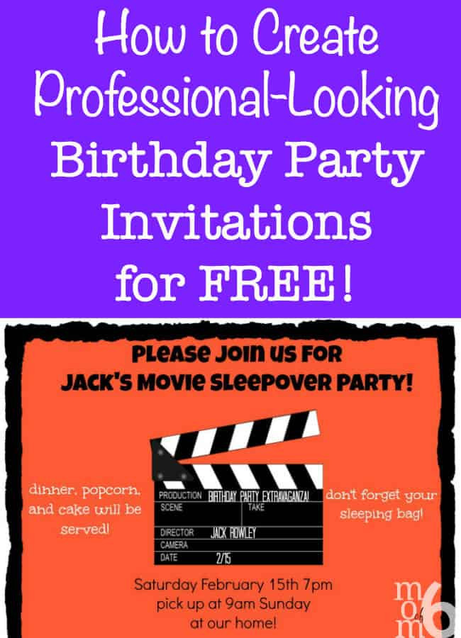 Make A Birthday Invitation
 How to Create Birthday Party Invitations Using PicMonkey