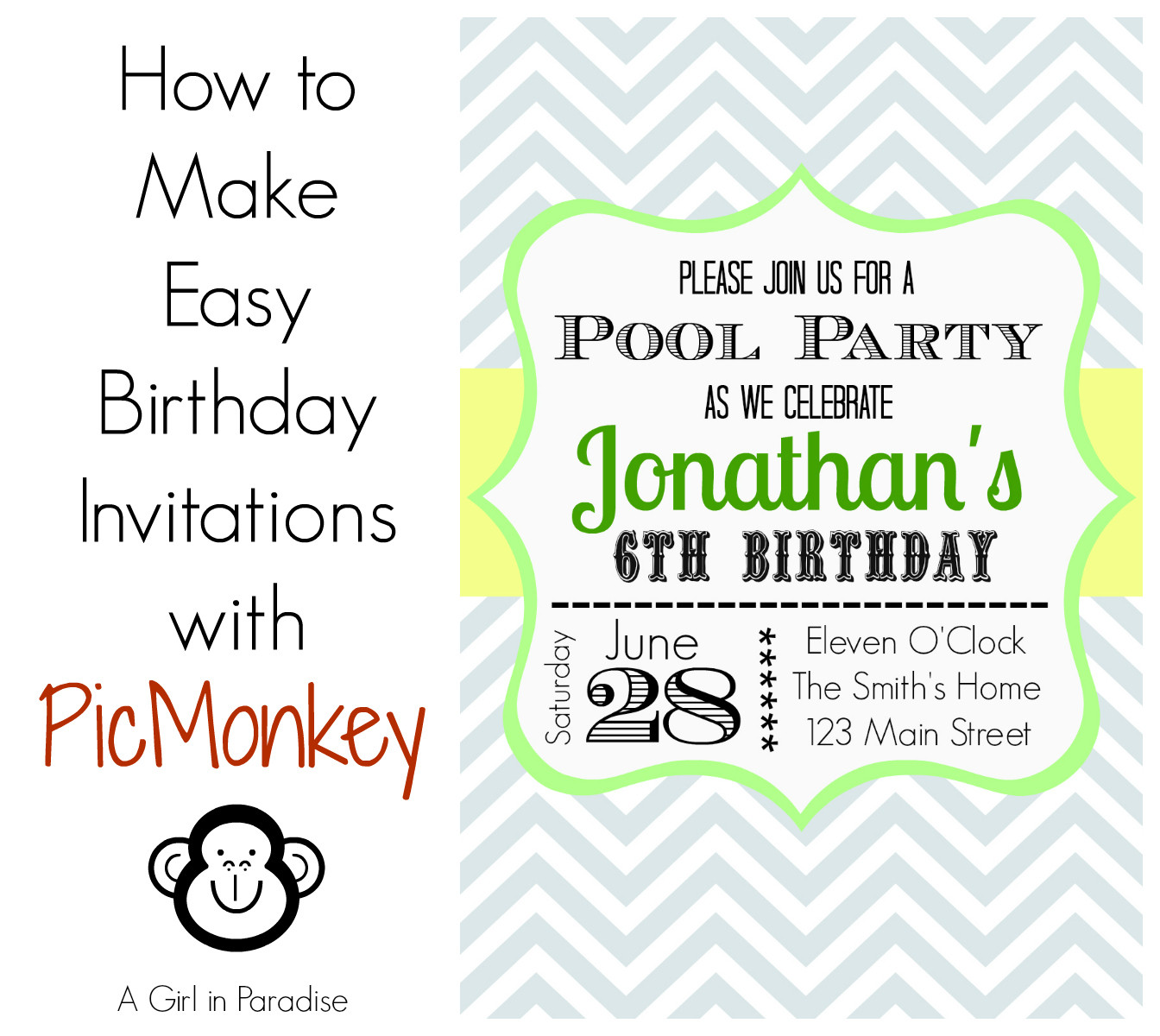 Make A Birthday Invitation
 How to Make Birthday Invitations in Easy Way
