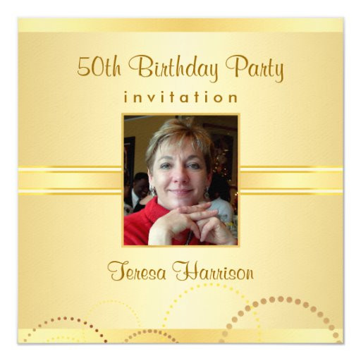 Make A Birthday Invitation
 50th Birthday Party Invitations Create Your Own