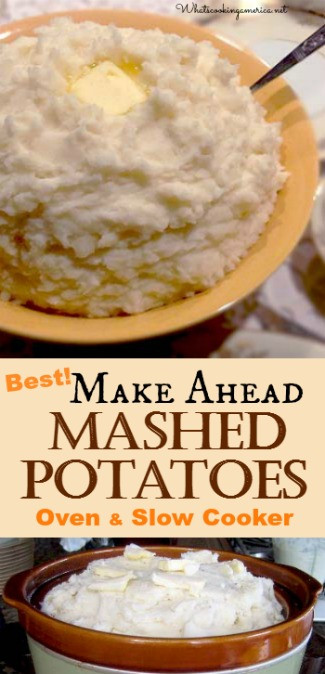 Make Ahead Crock Pot Mashed Potatoes
 Make Ahead Mashed Potatoes Recipe What s Cooking America