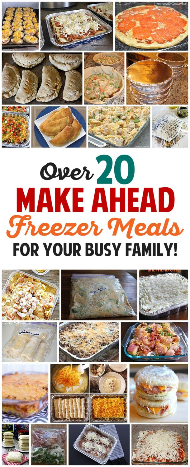 Make Ahead Dinners For Company
 Make Ahead Freezer Meals Recipes for Your Busy Family