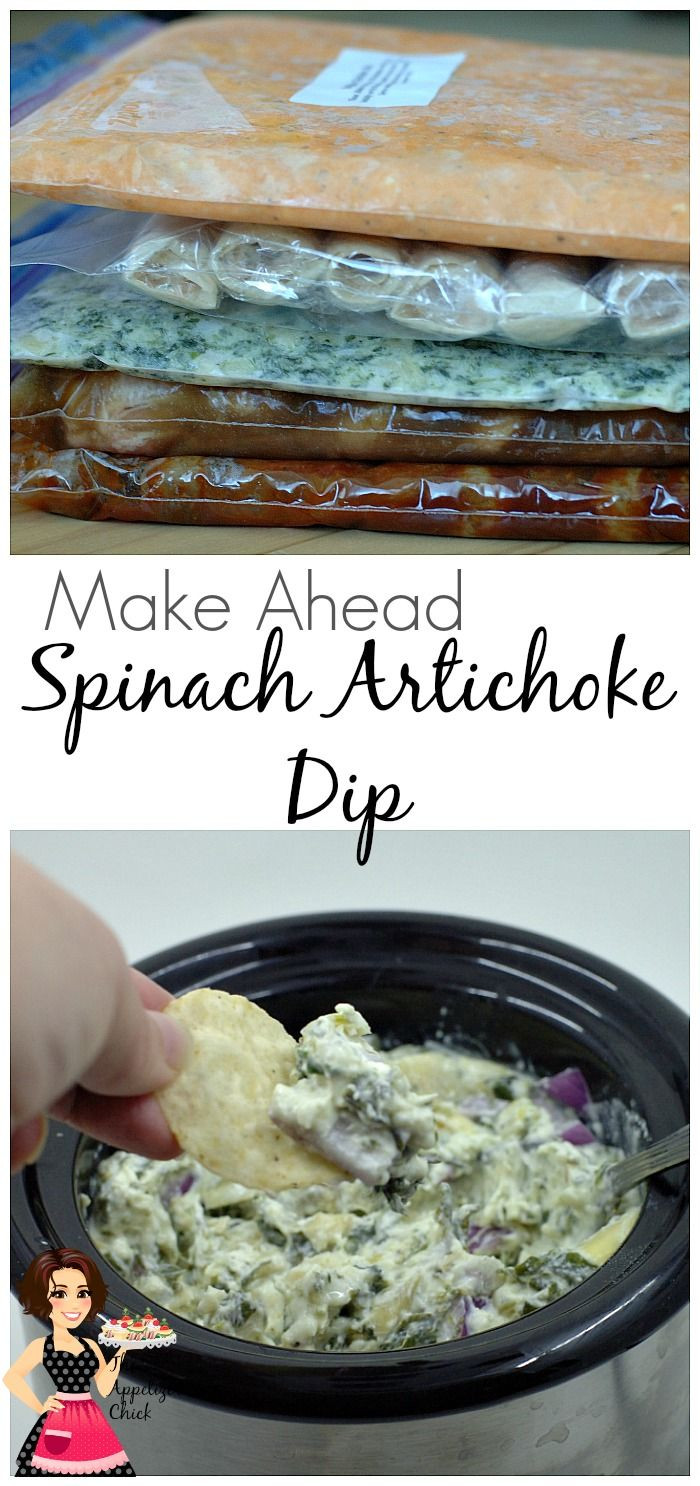 Make Ahead Dinners For Company
 Make Ahead Spinach Artichoke Dip