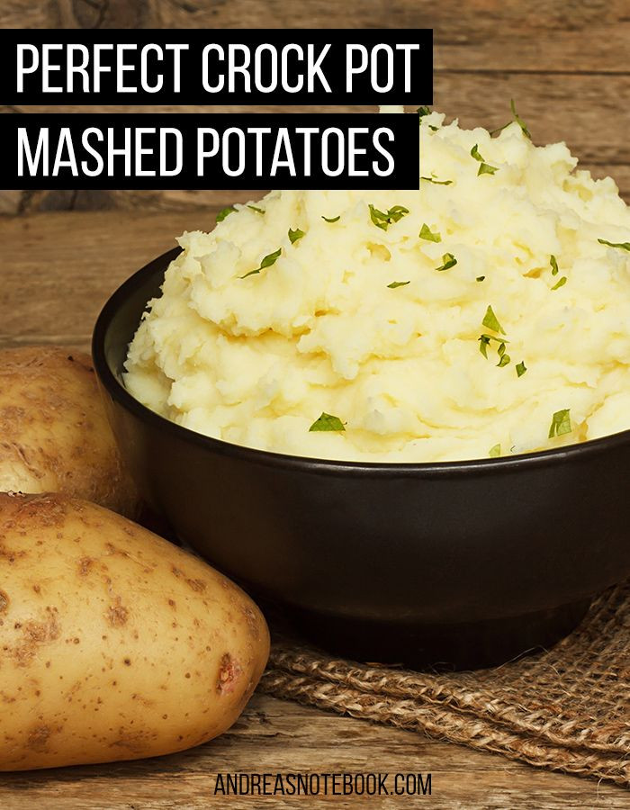 Make Ahead Mashed Potatoes Crock Pot
 How to make mashed potatoes in a crock pot