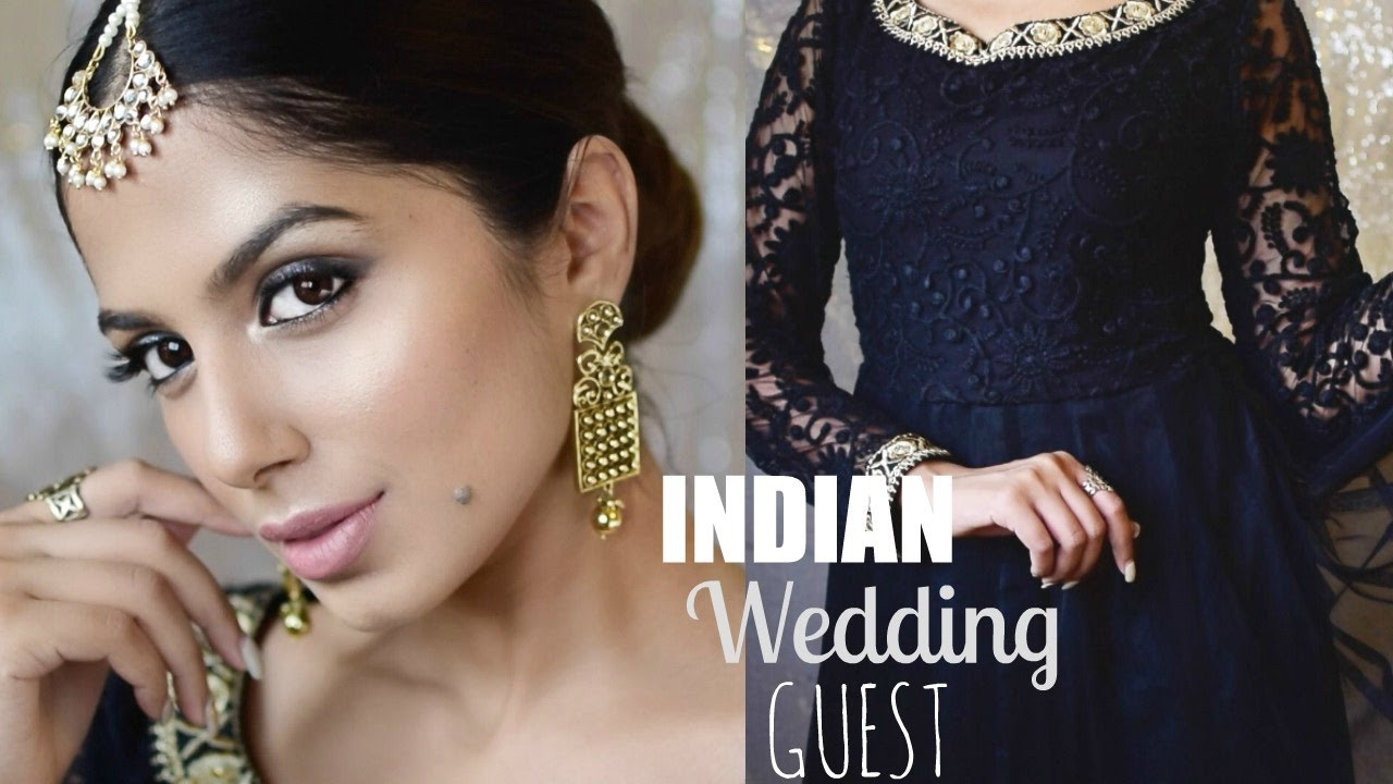 Makeup For Indian Wedding Guest
 CLASSY Indian Wedding Guest Makeup l Hair Using ONLY