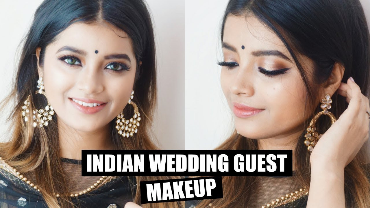 Makeup For Indian Wedding Guest
 Gold Indian Wedding Guest Makeup with e Special TRICK
