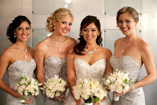 Makeup For Wedding Party
 Bridesmaids Style Sequins and Lace Belle The Magazine