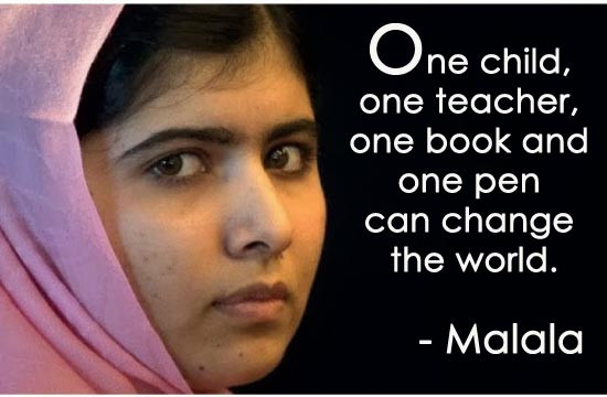 Malala Quotes Education
 2º ESO ENGLISH MALALA YOUSAFZAI YOUNGEST EVER NOBEL PEACE PRIZE WINNER