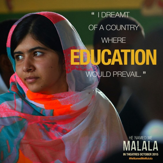 Malala Quotes Education
 4 Reasons for Tweens to See He Named Me Malala StandWithMalala