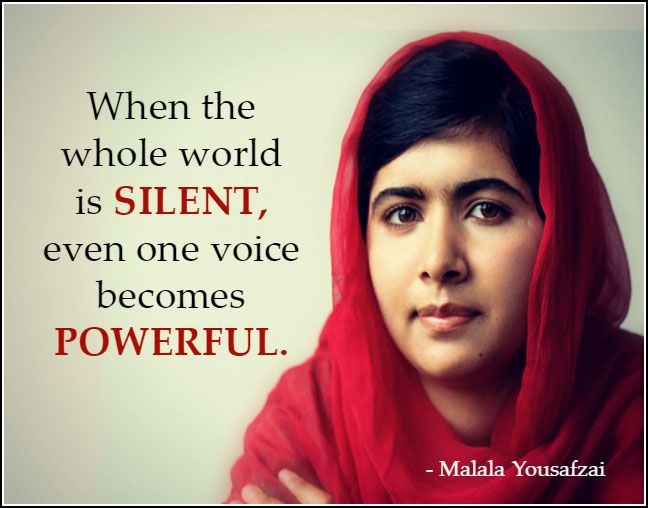 Malala Quotes Education
 We Are Powerful