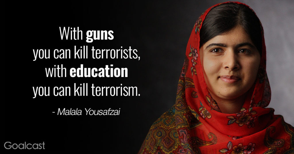 Malala Quotes Education
 Malala Yousafzai Joins Oxford University on the 5th Anniversary of her Attack