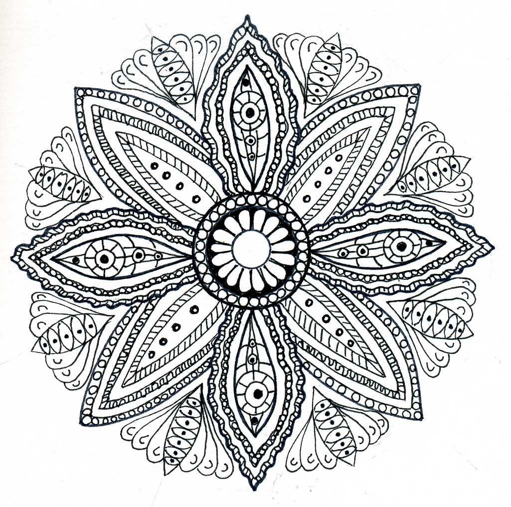 Mandala Coloring Books For Adults
 dots n doodles Mandala