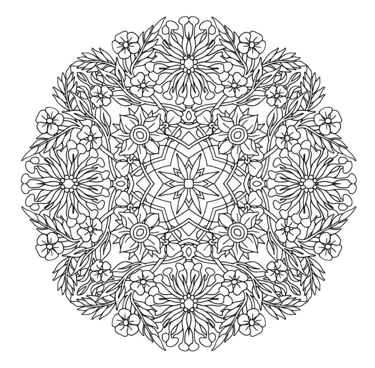 Mandala Coloring Books For Adults
 Mandala to in pdf 9 M&alas Adult Coloring Pages