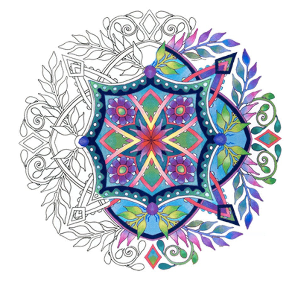 Mandala Coloring Books For Adults
 Flora Mandalas Coloring Pages for Adults