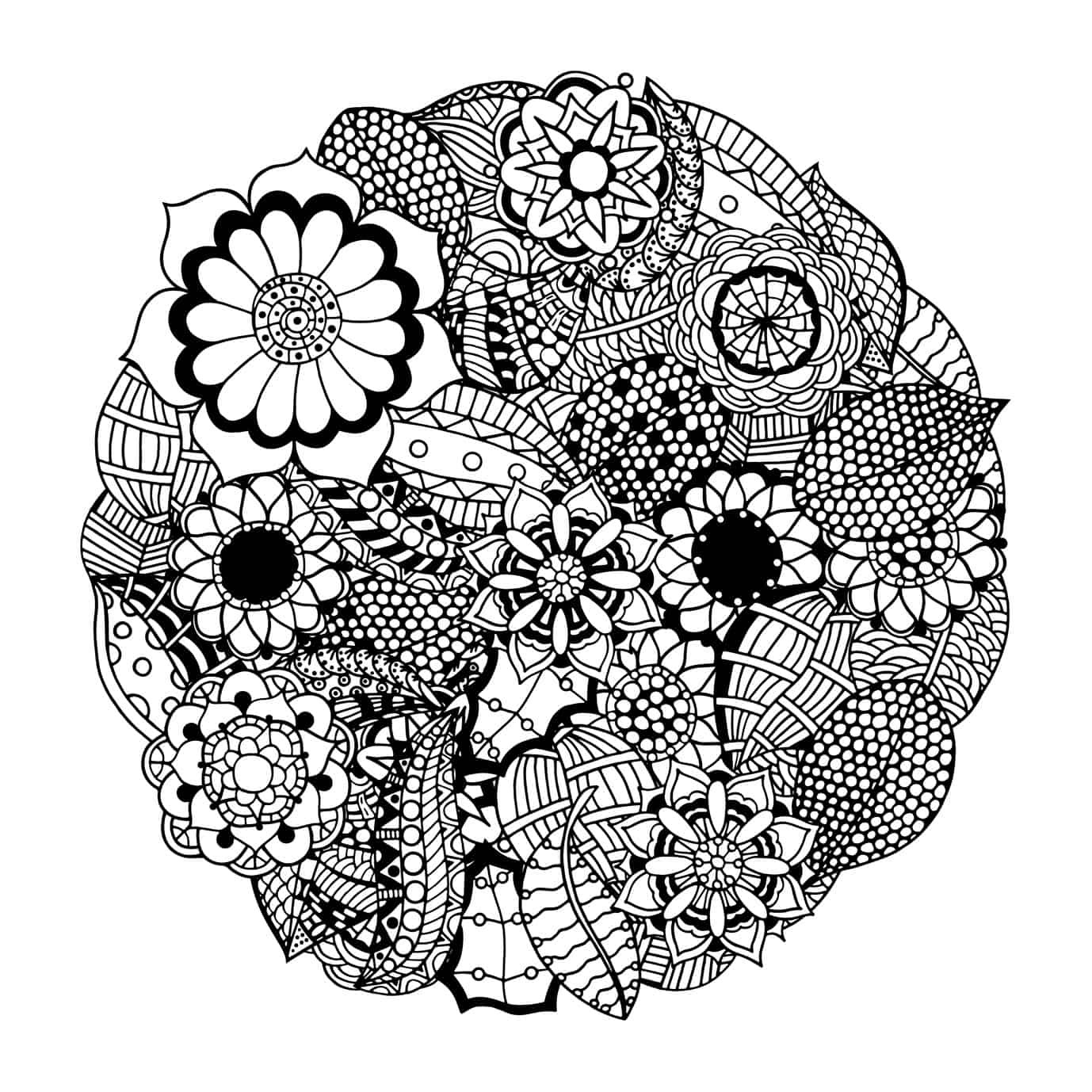 Mandala Coloring Books For Adults
 These Printable Abstract Coloring Pages Relieve Stress And