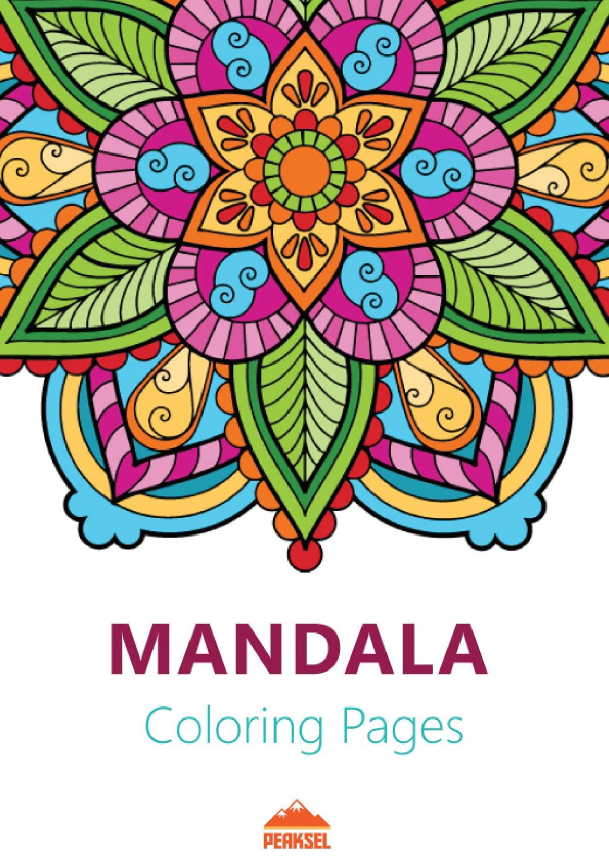 Mandala Coloring Books For Adults
 File Mandala Coloring Pages for Adults Printable
