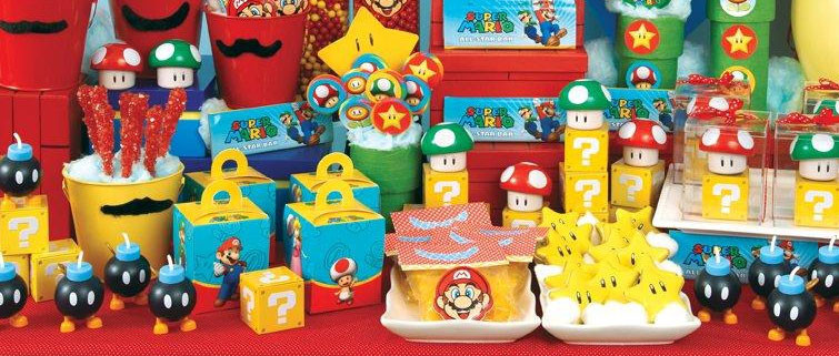 Mario Birthday Decorations
 Super Mario Party Supplies