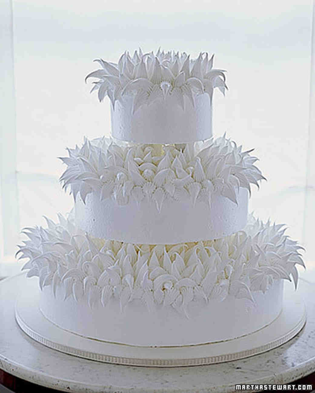 Martha Stewart Wedding Cake
 50 Great Wedding Cakes