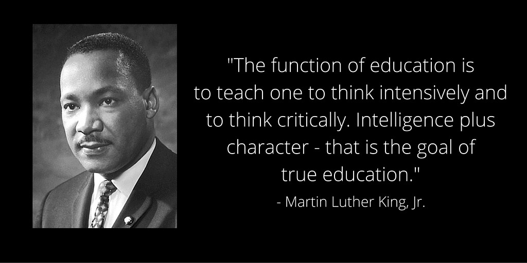 Martin Luther King Jr Education Quotes
 MLK Day A Focus on Education and a Better Tomorrow