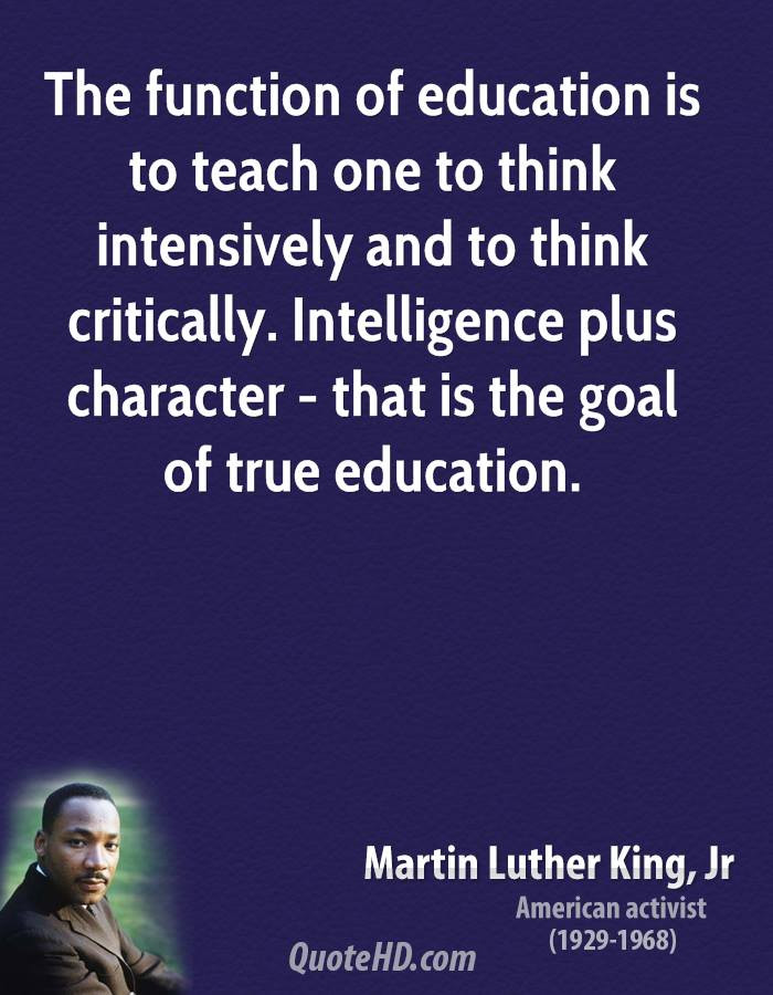 Martin Luther King Quotes On Education
 Mlk Quotes Education QuotesGram