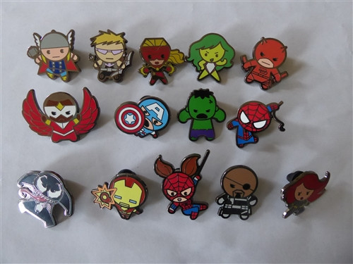 Marvel Pins
 Disney Trading Pins Marvel Kawaii Art Collection plete