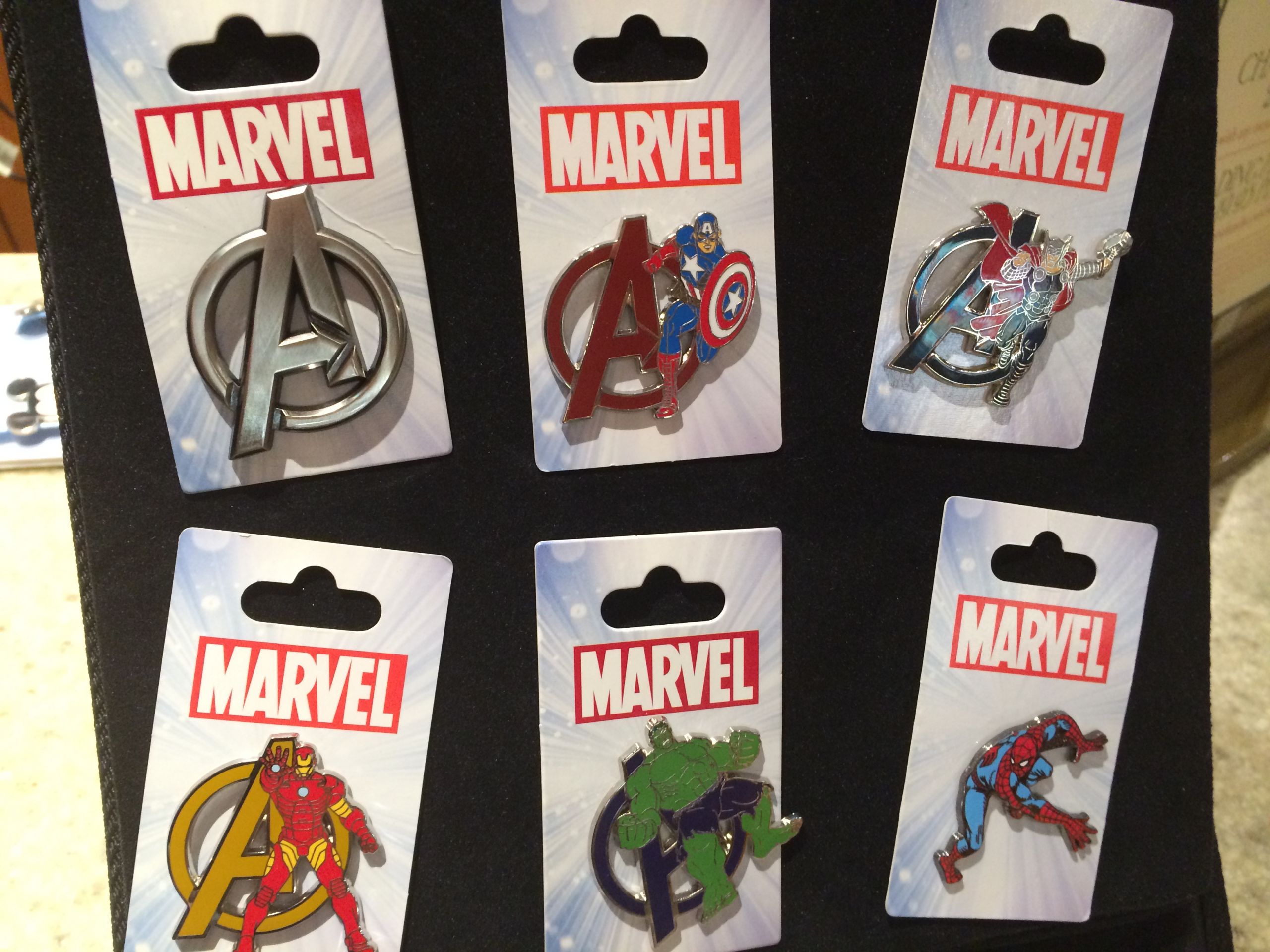 Marvel Pins
 Marvel at Downtown Disney Disney Pins Blog