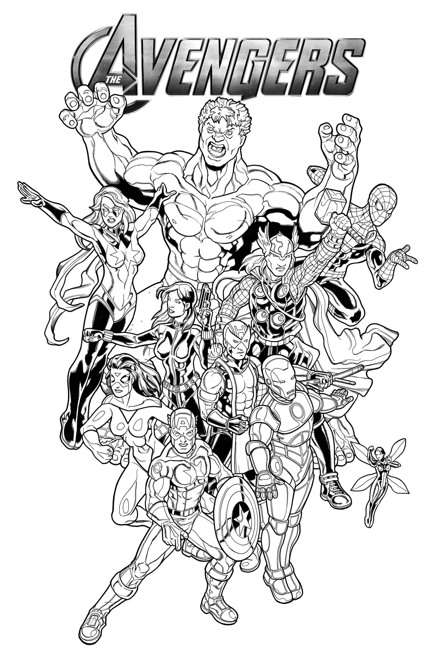 Marvel Printable Coloring Pages
 13 marvel coloring page Print Color Craft