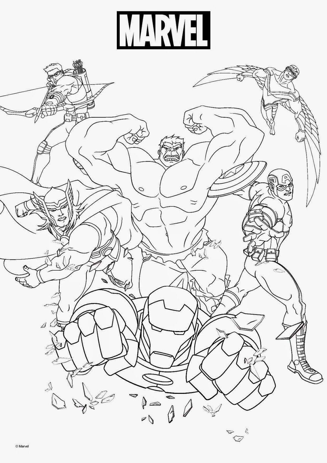 Marvel Printable Coloring Pages
 Marvel Coloring Pages Best Coloring Pages For Kids