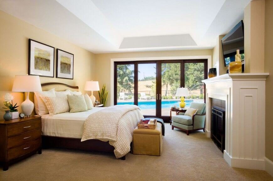 Master Bedroom French Doors
 32 Exquisite Master Bedrooms with French Doors PICTURES