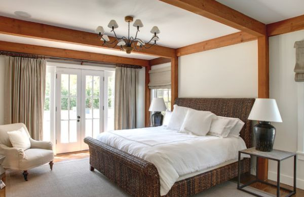 Master Bedroom French Doors
 50 Sleigh Bed Inspirations For A Cozy Modern Bedroom