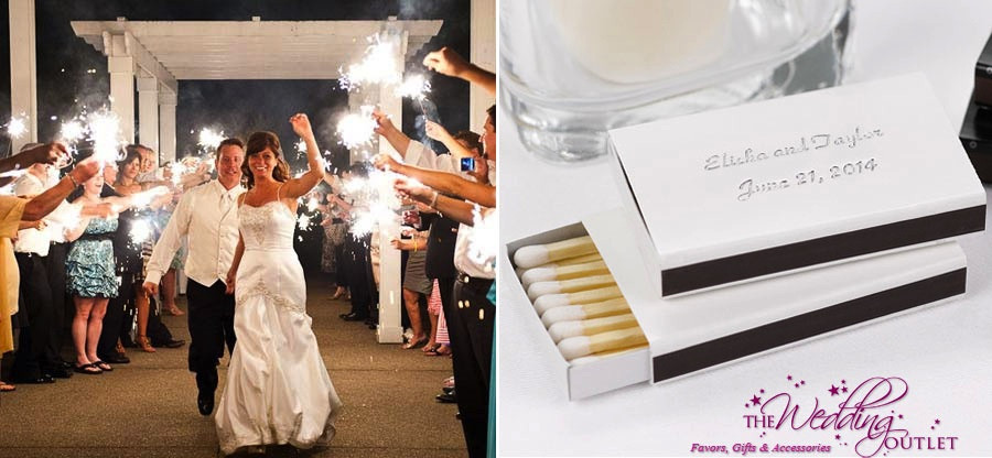 Matches For Wedding Sparklers
 Hot Wedding Favor bo Sparklers & Matches