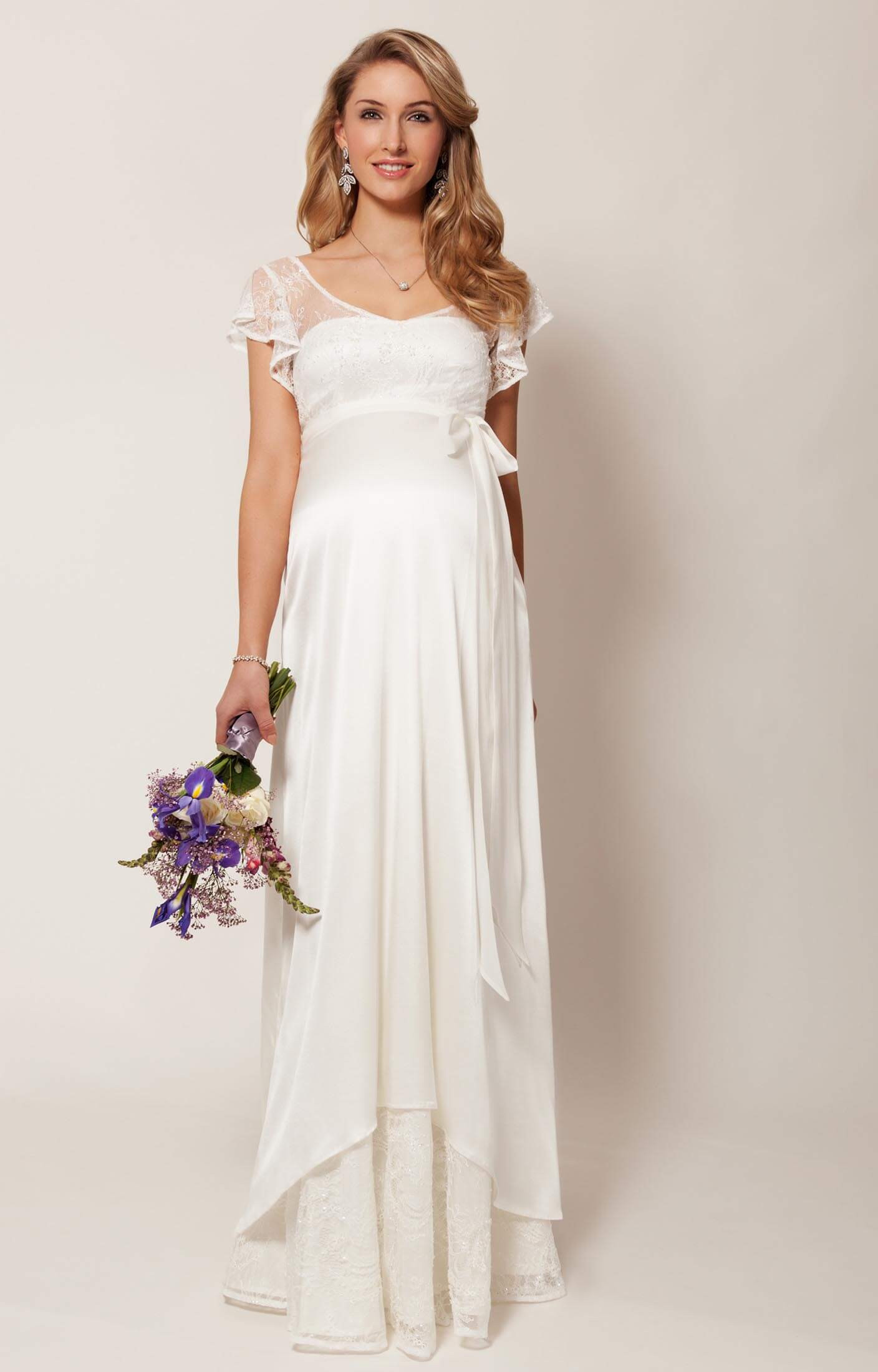 Maternity Wedding Gowns
 Juliette Maternity Wedding Gown Ivory