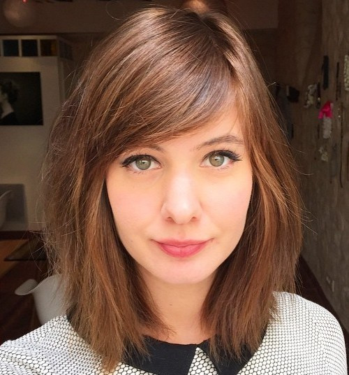 Medium Hairstyle Side Swept Bangs
 40 Side Swept Bangs to Sweep You off Your Feet