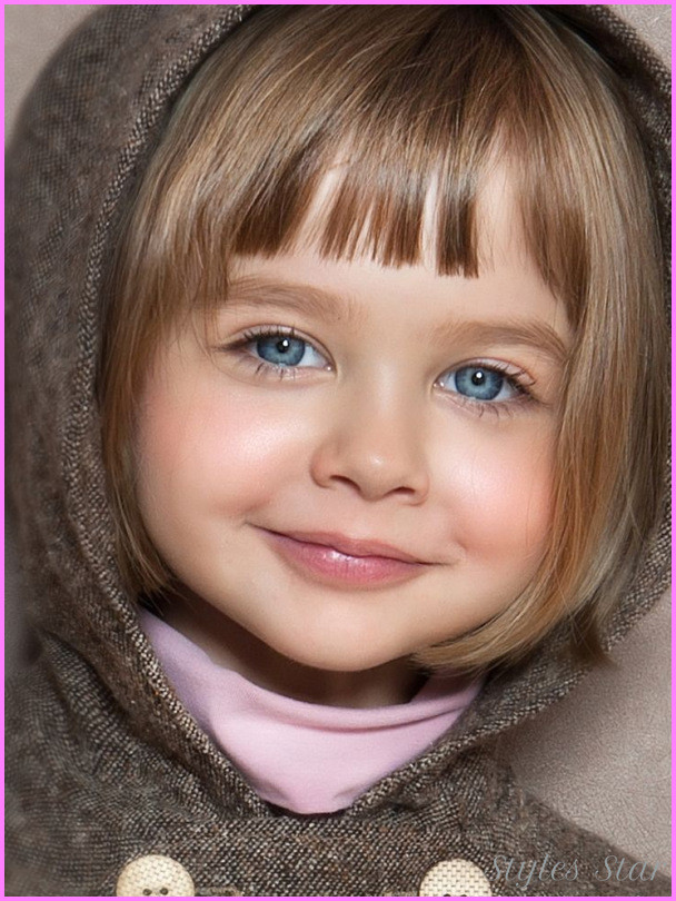 Medium Hairstyles For Little Girls
 Little girls short haircuts with bangs Star Styles