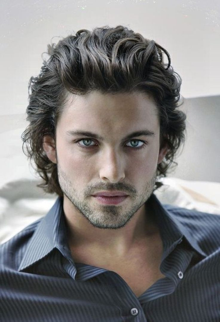Medium Long Hairstyle For Man
 Long Curly Hairstyles Men Mens Hairstyles And Haircuts
