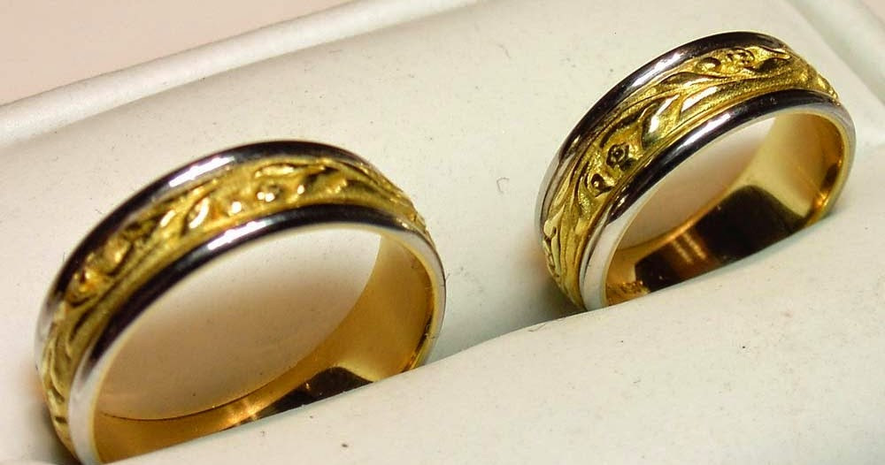 Men And Women Wedding Ring Sets
 Men & Women Matching Wedding Ring Sets Two Tone