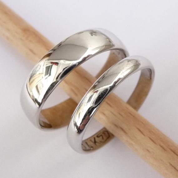 Men And Women Wedding Ring Sets
 Wedding rings set white gold wedding bands set men women rings