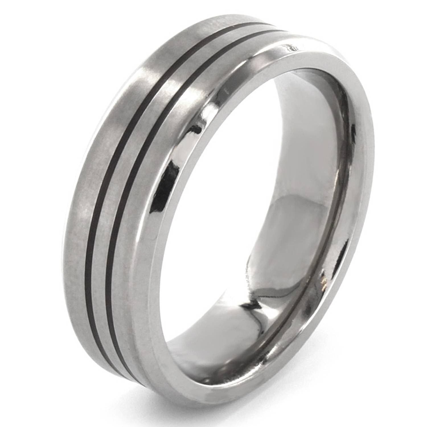 Men' Wedding Rings
 15 Collection of Men s Titanium Wedding Bands With Diamonds