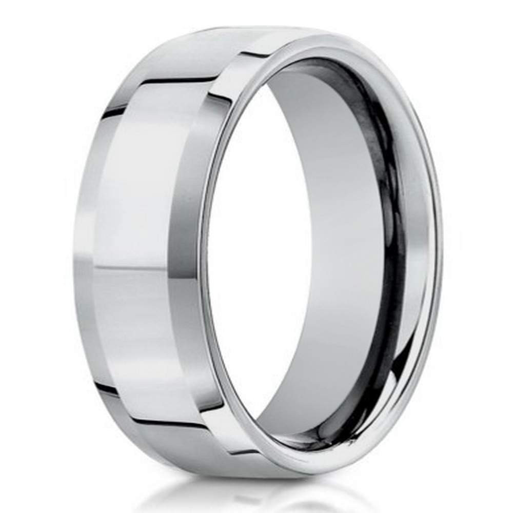 Mens Designer Wedding Rings
 6mm Designer Men s 14k White Gold Wedding Ring with