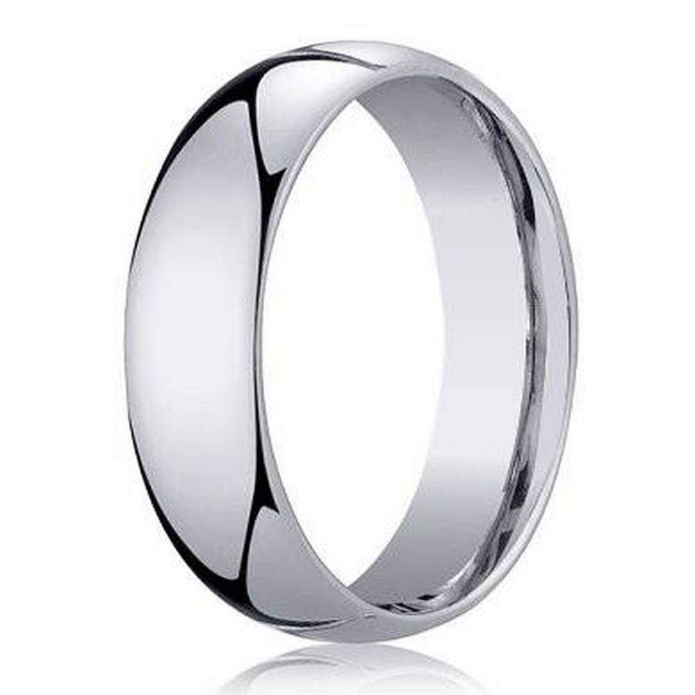 Mens Designer Wedding Rings
 Benchmark Men s Wedding Band in 950 Platinum Classic
