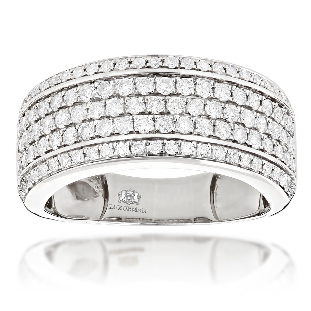 Mens Designer Wedding Rings
 Mens Diamond Wedding Band Designer Ring by Luxurman 1 5ct